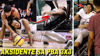 SAD News sa PBA 3X3 Cabrera NagCollapse  Val Acuna Nagtamo ng BROKEN JAW [upl. by Aelyk]