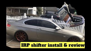 335i E92 IRP shifter install amp review [upl. by Kcitrap]