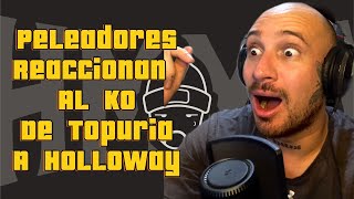 Peleadores Reaccionan al KO de Topuria a Holloway [upl. by Atoked]