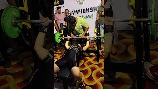 40 kg bench on WPC powerlifting game [upl. by Mazman]