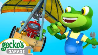 Geckos Flying Machine  Geckos Garage  Trucks For Children  Cartoons For Kids [upl. by Keppel855]