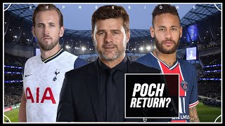 MAURICIO POCHETTINO RETURNING TO TOTTENHAM EXPRESSIONS REACTS [upl. by Alehc427]