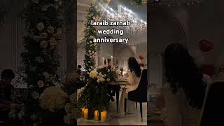 laraib zarnab wedding anniversary new videobollyoodsongsshortvideoviralvideo [upl. by Llenrev]