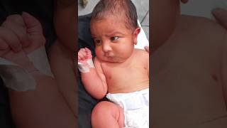 🥰हंसते सुरज की रौशनी दे दी🤩 cutebaby newbornbaby ❣️🥰😘 [upl. by Millhon]