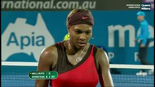 Elena Dementieva v Serena Williams  Sydney 2010 Final Highlights [upl. by Yelnats]