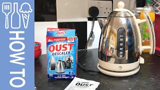 How to descale Dualit kettle with Oust  All Purpose Descaler [upl. by Grinnell419]