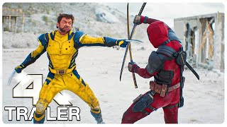 DEADPOOL amp WOLVERINE quotDeadpool Vs Wolverine Fight Scenequot  5 Minute Trailers 4K ULTRA HD NEW 2024 [upl. by Hamlen]