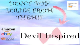 Lolita Tips for New Lolitas  Where NOT to Buy Lolita DevilInspired Milanoo etc [upl. by Dyann890]