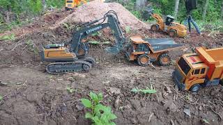 MOBILISASI RC EXCAVATOR DAN TRUK HD [upl. by Atilol]