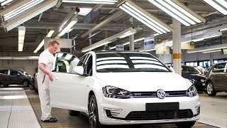 VW Golf GTE  Volkswagen plant Wolfsburg [upl. by Winona495]