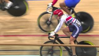 Womens Keirin Final Race  2013 UCI World Track Championships [upl. by Nilrak]