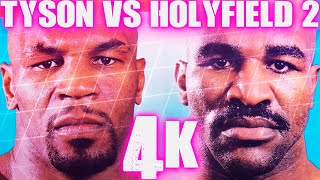 Mike Tyson vs Evander Holyfield II Highlights 4K [upl. by Enneira]