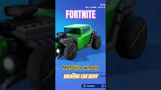 metallica wheels on backfire car body fortnite metallica [upl. by Justine]