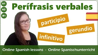 ✨Qué tipos de PERÍFRASIS VERBALES hay en español🎉 │Principiantes  intermedio español [upl. by Atnovart102]