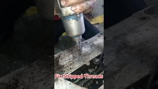 How To Fix Stripped Head Bolt And Stud Holesautomobile threads shorts shorts AutoMechanic88 [upl. by Jervis65]