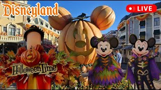 DISNEY Halloween Time Fun at Disneyland Rides Shows livestream [upl. by Yrro]