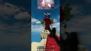 PvP Minecraft minecraft bedwars fireballfight hypixel dragclick hexaland shorts [upl. by Ahsekyt]