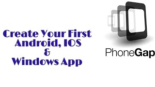 Create Android Application using HTML  PhoneGap Tutorial in Hindi [upl. by Desimone]
