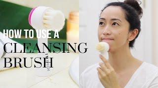 How To Use a Facial Pore Cleansing Brush ft Memeboxs Im Brush  LookMazing [upl. by Annitsirhc]