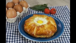 Fagottini di pasta sfoglia e uova lidea gustosa per un pranzo originale [upl. by Edora]