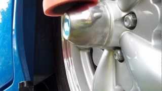 Metal amp Chrome Polishing With a Drill on Classic VW Camper Van Alloy Wheels [upl. by Akyeluz]