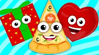 shapes song  learn shapes  nursery rhymes  kids songs  baby videos [upl. by Hajidahk]