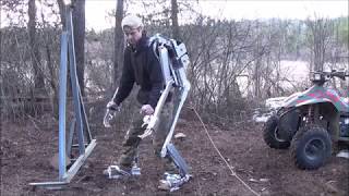 Homemade Exoskeleton Suit Built from scrap material comes to life [upl. by Ellerud]