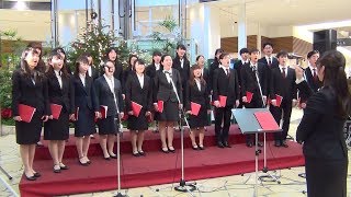 関西学院大学混声合唱団エゴラド 西宮ガーデンズ「2017 クリスマス音楽祭」での演奏 [upl. by Elga]