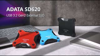 ADATA SD620USB 32 Gen2 External Solid State Drive [upl. by Eciruam]