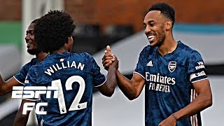 Fulham vs Arsenal reaction Willian amp Aubameyang star as the Gunners cruise  Premier League [upl. by Catriona]