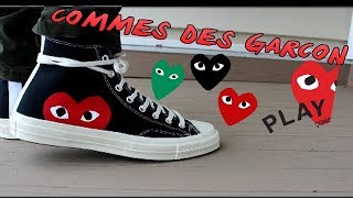 Comme Des Garcon Converse Review WOnFoot [upl. by Spindell103]