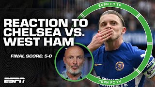 REACTION Chelsea beats West Ham by 5 👀 Im VERY pleased with them  Leboeuf  ESPN FC [upl. by Trefler]