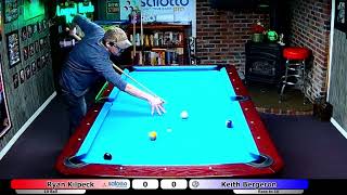 Lowered Pool Cast Ep 499 Ryan Kilpeck Vs Keith 10 Ball Race to 10 [upl. by Rybma]