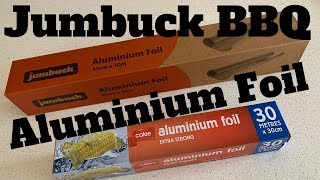 Jumbuck Super Heavy Duty BBQ Aluminium Foil  Bunnings [upl. by Tamah]