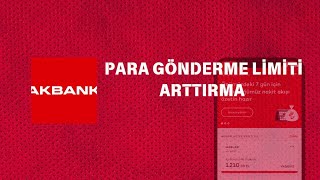 Akbank Eft Limit Arttırma  Akbank Para Gönderme Limiti Arttırma [upl. by Ardis]