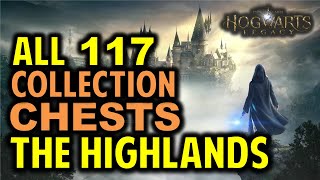 The Highlands All 117 Collection Chests Locations  Hogwarts Legacy [upl. by Amik]