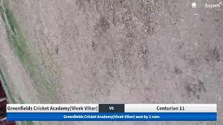 Live Cricket Match  Greenfields Cricket AcademyVivek Vihar vs Centurion 11  26Jun24 0700 AM 3 [upl. by Sundin692]