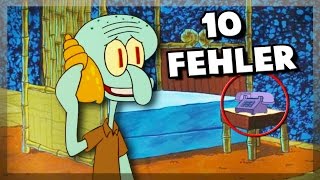 10 Fehler in Spongebob Schwammkopf [upl. by Edmead]