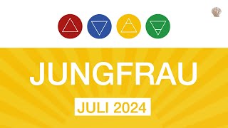 JUNGFRAU ♍️ JULI 2024 quotDER TANZ MIT DEM TEUFELquot  Tarot Monatslegung Monatsorakel Tarotskop [upl. by Saxon]