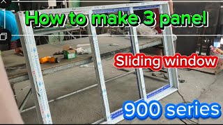 Vlog 17 sliding window design Philippines 3 panel sliding window900series [upl. by Adnaram210]