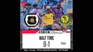 Matokeo Half Time 01  CBE Sa vs Yanga sc Caf Champion League Subscribe mawetvonline habari zaidi [upl. by Anayhd474]