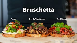 The 3 Best Bruschetta Recipes  Easy Easier amp Easiest [upl. by Leuqar]