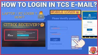 How to Access Login TCS Mail in Laptop or PC TCS mail on Personal Mobile or Laptop BrainyBeast20 [upl. by Annasor]