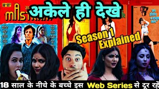 Mastram  Review  Season 1  Explained  MX Player  Rated 18  Kripal Mishra [upl. by Velda]