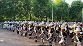 HM Royal Marines Massed Bands  Beating Retreat 2022 [upl. by Akimahs]