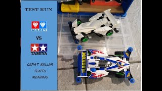 BATAL menang  Test Run Tamiya vs Auldey Cyclone Magnum [upl. by Samoht]