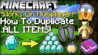 MINECRAFT OP REALMS DUPLICATION GLITCH for 121 BEDROCK [upl. by Nerine]