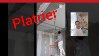 comment faire du plâtre sous plafond hourdis [upl. by Nellaf]