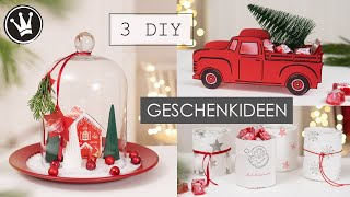 3 DIY GESCHENKIDEEN für WEIHNACHTEN die jedem gefallen  Weihnachtsdeko selber machen DekoideenReich [upl. by Gadmann654]