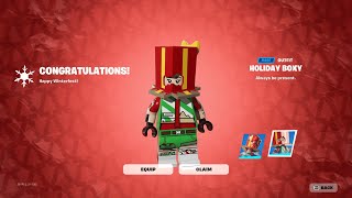 How to Get The First Christmas Skin in Fortnite [upl. by Assenev]